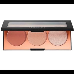 NIB- SEPHORA trio face palette. Blush+2 highlights